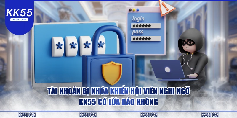 Tài khoản bị khóa khiến hội viên nghi ngờ 